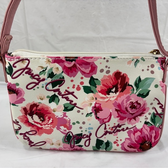 Juicy Couture Pick Ur Petal  Peek A Bow Floral Crossbody new no tags - Picture 5 of 10